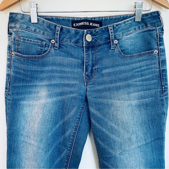 🎉2X HP🎉⭐️Like New⭐️Express Stella Low-Rise Skinny Jeans - Picture 2 of 9